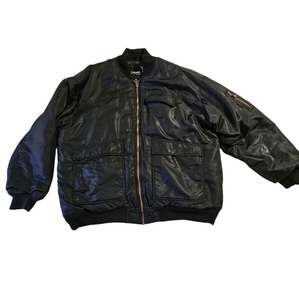 Onward Urban Wear Men's Puffer Jacket Size 5X Blk. Nylon Polyester Fill (MO280)